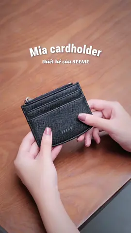 Nhỏ gọn, tối giản nhưng vẫn cực sang với Mia cardholder #cardholder #vidungthe #vimini #vinho #vithe #vinu 