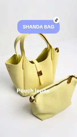 New bucket baggg dengan bahan motif jeruk💖✨ #jimshoney #tasjimshoney 