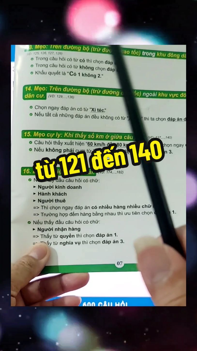 trọn bộ 600 câu mẹo từ 121 đến 140, #hoclaixe #hocmeolaixe #thaytuanthanthien #thaytuandaymeo600cau 