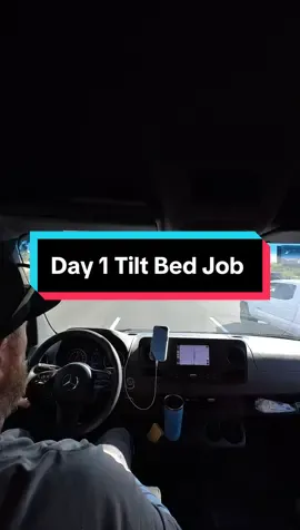 Day one of tilt bed job 