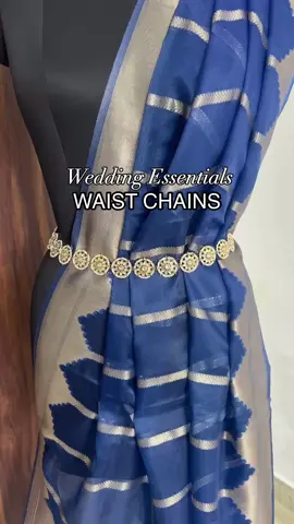 Elevate your bridal look with our stunning waist chains! ✨ Crafted with intricate mirror work and dazzling polki, these pieces are the perfect accessory to accentuate your curves and add a touch of glamour to your wedding ensemble. Choose from a variety of designs to complement your bridal attire.