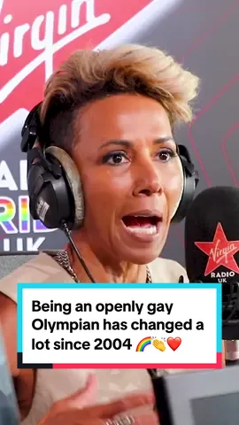 Double Olympic gold medalist Dame Kelly Holmes reveals the incredible number of openly gay athletes in Paris right now, on Virgin Radio Pride 🌈👏❤️ #damekellyholmes #olympics #paris #Pride #virginradiouk 