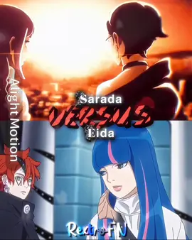 Sarada (Timeskip) vs Eida ｜ #borutotwobluevortex #boruto #whoisstrongest #naruto #animeedit