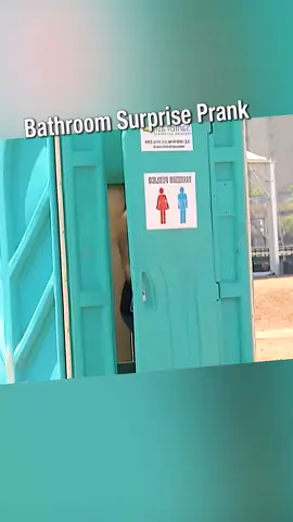 Bathroom Surprise Prank #prank #funny #funnyvideos #pranks #funnymoments #scareprank #fyp 