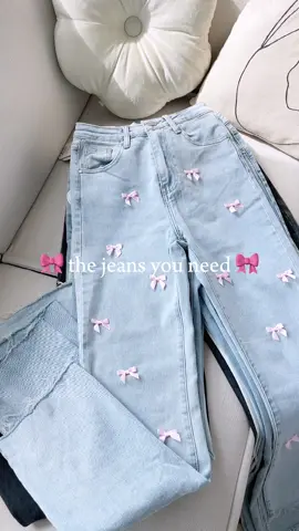In love with our jeans collection! 🎀🌸 Most jeans feature a stretchy fabric and a high/mid waisted fit 🤍 #jeansoutfit #jeanshighwaist #cutejeans #bluejeans #bowjeans #flowerjeans #embroidery #whitejeans #greyjeans #denimjeans #rippedjeans #talljeans #outfitideas #OOTD #outfitdetails #fyp #stockholmstyle 