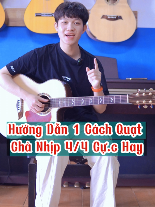 Hướng Dẫn 1 Cách Quạt Chả Nhịp 4/4 Cự.c Hay. #thaytoandaynhac #guitar #guitartok #dayguitar #LearnOnTikTok #trending