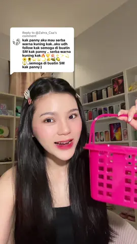 Replying to @@Zahra_Caa SERBA KUNING 💫🌻🐥🍯🧀 next warna apaaaaa lagi?! request dong😘 #fyp #asmr 