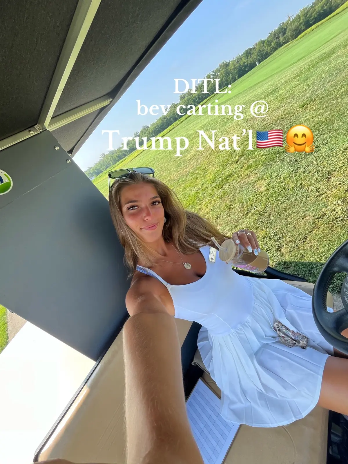 #bevcart #trump #golf #bevcartgirl #Summer