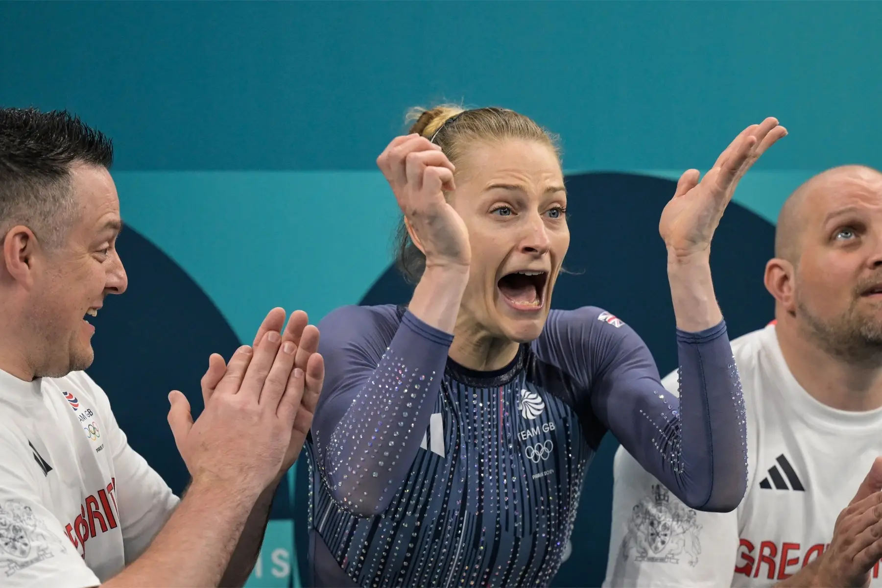 She had the bronze, she had the silver. Now it’s GOLD for Bryony Page!  #Paris2024 #Gymnastics #bryonypage #greatbritain @British Gymnastics 