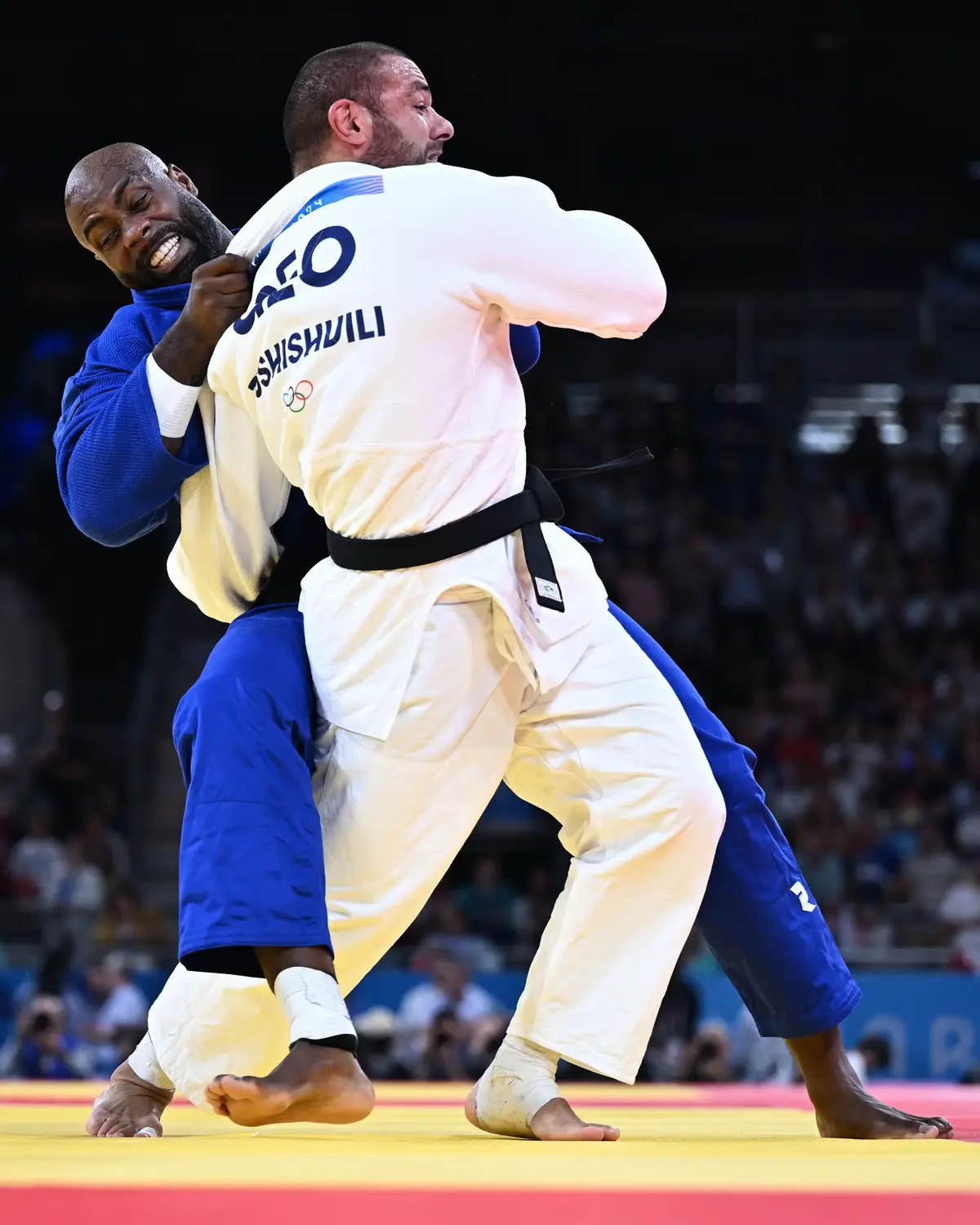 Riner blowing the roof off in Paris!🇫🇷 #JudoOlympics #Sport #Olympics #Paris2024 