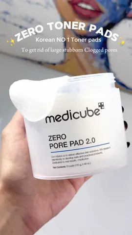 Koren No 1 Zero Toner Pads @Medicube Global ✨ A toner pads that helps to:  🫧 improved closed comedones  🫧 Shrink large pores 🫧 removes blackheads 🫧 gives healthy glow immediately  🫧 improve skin texture after 1-2 week If you're wanting to achieve radiant glassy skin then a product like this one that contains lactic acid or an ingredient that will remove dead skin cells is essential to improve your skin texture! By removing and exfoliating away the dead skin your left with the smoothest, freshest layer of skin, there is no better feeling! Have you tried this toner pad? Available on @Amazon  @YesStyle code: BEAUTY10K @Stylevana code: INF10BEAUTYX [Medicube • Korean Skincare • Glow Booster • Glass Skin • Boba Skincare • Korean glass skin secrets •tiktok viral skincare • fyp • skincare hacks • viral beauty • koren glass skin • koren skincare • best skincare finds • viral korean beauty • clean skincare • aesthetic korean glass skin medicube Booster Pro koren skincare tips beauty skincare toner zero toner pads glass skin] [PR/ Gifted] #medicube #glowbooster #kbeauty #koreanskincare #glassskin #jellyskin #medicubeskincare #skincareroutine #acneproneskin #darkspots #poreminimizer #hyperpigmentation #yesstyle #yesstyleinfluencers #tonerpads #nolargepores #glassskinroutine #koreanskincare 