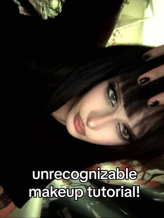 unrecognizable makeup tutorial! ive seen this all over my fyp and i had to try it! #unrecgonizable #makeup #tutorial #BeautyTok #makeuptutorials #altmakeuptutorial #altmakeup #dollmakeup #indepth #thinbrows #y2kmakeup #dollymakeup #browstutorial 