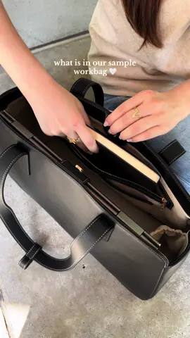 whats fits into our sample workbag 🤍 now our sample workbags can fit  your 14” work laptops and many more!  sign-up for the JJ mailing list in our bio for updates about our launch and get 10% OFF your first bag purchase 👜💌  #workbag #trending #viral #fyp #SmallBusiness #sgfashion #entrepreneur #whatsinmybag #womenbag 