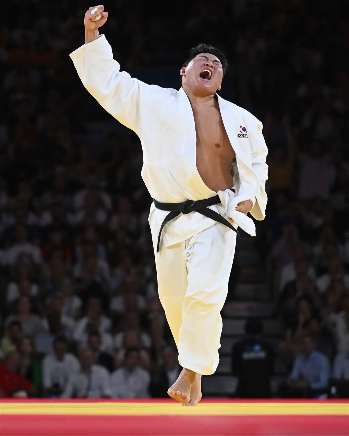 World Champion Kim will face Riner for the Olympic title!!!! 🇰🇷 #JudoTV #Judo #Olympics #paris2024 