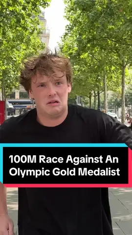 Challenging A 4x Gold Olympian To A Race #parisolympics #olympics #trackandfield @Grand Slam Track @NBC Olympics & Paralympics @TikTok 