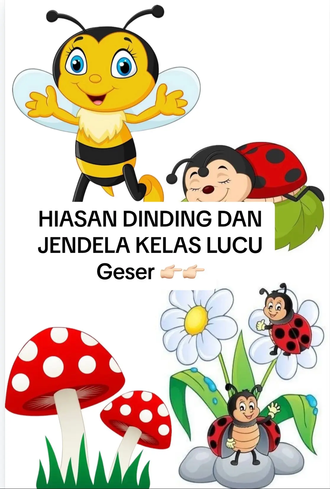 REKOMENDASI HIASAN DINDING DAN  JENDELA KELAS LUCU#guru #hiasankelas #gurutiktok #gurumuda #kurikulum2013 