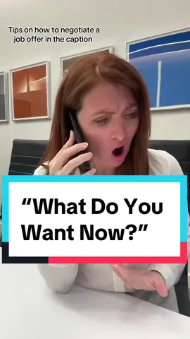 4 Tips on How to Negotiate a Job Offer Watch ➡️ @Anna Papalia  1️⃣ When you receive a job offer NEVER accept it on the spot because companies never lead with their best offer and if you accept the first offer you are accepting the worst job offer. 2️⃣ Companies expect you to negotiate. Stop telling yourself that they are going to rescind your offer if you negotiate. They will only take the offer back if you don’t negotiate professionally. 3️⃣ You are going to be locked into this salary for years, so before you accept you need to make sure you feel really good about the job offer if not you will grow bitter and resentful, and you will only have yourself to blame for accepting an offer that was too low to begin with. 4️⃣ Companies will always try to pay you as little as possible because “You get what you settle for” 🎯Get an Interviewology Profile outlines your interview style, questions to prepare for ahead of the interview and a guide on how to negotiate a job offer- 10 Questions to Ask in Salary Negotiation to get More Money ✨✨Use code MillionOnTikTok to get it fot $34✨✨ #joboffer #salarynegotiation #salary #howtonegotiate