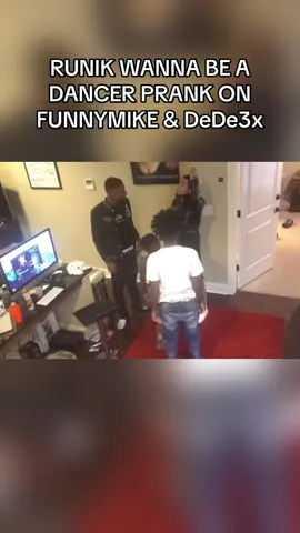 Runik wanna a dancer 💀 #viral  #funnymike #runik #foryou #fypシ゚viral #runiktv #explore #woowoo #woowoochallenge #funnymikeandthebadkids #funnymike_ent #prank 