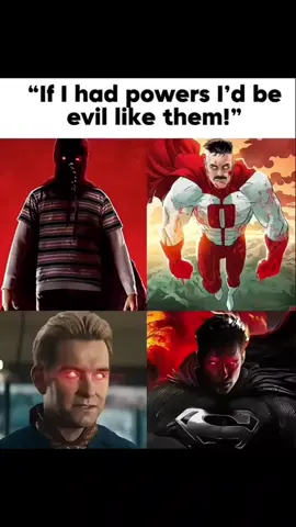Maybe I'll be a super hero in another universe. #fyp #foryou #superman #homelander #theboys #omniman  #invincible 