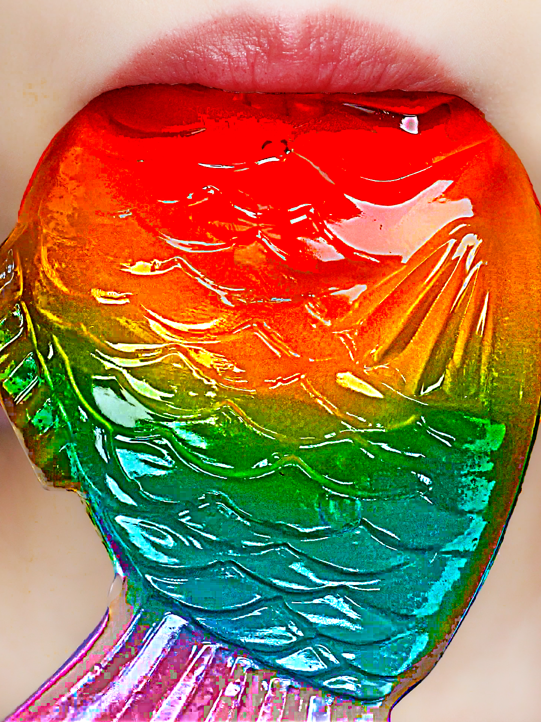 What's the flavor of the colorful jelly? #mouthsounds #asmrvideo #emoji #eatingsounds #입술계 #입술먹방#emojichallenge #asmr  #eating #咀嚼音 #モッパン #fyp #mukbang