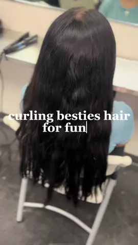 Cosmo school day 19🪐 #cosmo #cosmostudent #cosmoschool #hair #paulmitchell #pmts #curlinghair #longhairr 