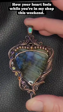 What a pull at the heartstrings!  Camellia, the Seedmiser, Mabel, Heir to Cragflame, and Ms. Bumbleflower. All inspired by art from the new Magic the Gathering set; Bloomburrow. #mtg #coldconnectionjewelry #ooakjewelry  #wirewrap #gemstonejewelry #oceanjasperjewelry #moonstonejewelry #labradoritejewelry 