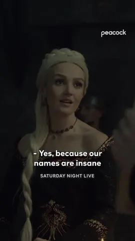 Their family gatherings are messyyy 🤭 @nbcsnl is streaming now on Peacock. #SNL #HouseOfTheDragon #KenanThompson