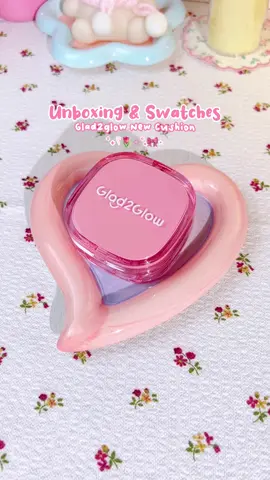New cushion G2G 😍🍒💗 shades yang di keluarin untuk skintone orang indonesia, yakali gak cobain kan 🫵🏻💗 #glad2glow #perfectcovercushion #glad2glowid #glad2glowcushion #cushionviral #cushionlokal #fyp #fypシ゚viral #fypage #fypシ 