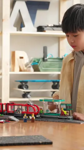 LEGO® 60423 City Downtown Streetcar and Station Toy Set  |  RRP: RM429.90 Head over to the LEGO® City streetcar station. Check the departure times on the display, buy your ticket from the vending machine and enjoy a refreshing drink at the cozy coffee shop while you wait. Check out the bridge plates that extend from the platform as the modern streetcar rolls smoothly into the station. It’s time to board – have a great trip! #lego #brickssmartlego #city #legocity #train #downtown