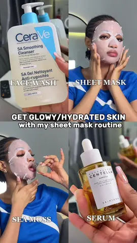 How to use a sheet mask in your night time skincare routine for that extra hydration! Quick tip: refrigerate your sheet mask before use and thank me later✨ Products used: @CeraVe SA smoothing cleanser @anua.skincare_us Heartleaf toner @SKIN1004 Official Centella ampoule @UNCOVER Vitamin C serum @COSRX Official Advanced snail mucin @Beauty of Joseon Moisturizer #hydratedskin #sheetmask #howtouseasheetmaskproperly #acneskincareroutine #centellaampoule #uncoverskincarepureromance #skincareforbeginners #CapCut 