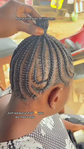 Best in d gane💋🥰😍 #stiches #weaving #ponytail #ponytailhairstyle #shuku #makemefamous #viralvideo #viraltiktok #ijebuodestylist 