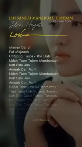 Bertengkar dengan saudara mempermalukan diri sendiri 😔  #jansampaimanaruahdandam  #silvahayati  #erwinagam  #liriklaguminang  #sabdostory🌿 