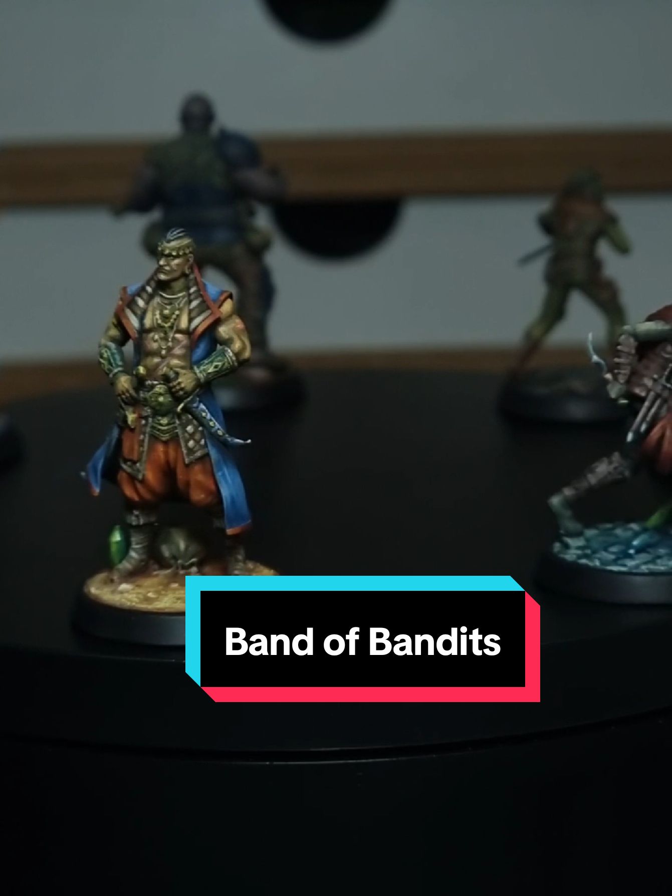 The bandit organization is assembled and ready to run rampant! 🌒 Avoid walking the dark streets of Waterdeep alone; these sneaky fellas could be lurking behind every corner. Keep your gold pouch hidden! 💰 👀 Sharing the full bandit band! Check out this 360 spin of my miniatures. I'm so proud of every single one of these minis. Can't wait to use them in our DnD games! 🥳🎲 . . . #DnD #Miniatures #Waterdeep #Bandits #TabletopGaming #ProudMoment #360Spin #DontGetCaught #GoldPouchHidden #DMlife #GeekLife #fun #art #miniaturepainting #ttrpg 
