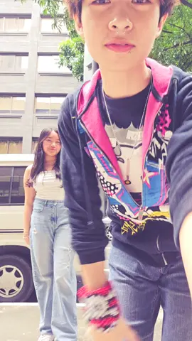 when u and friend have different styles #fitcheck 