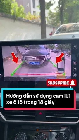 Hướng dẫn sử dụng cam lùi xe ô tô trong 18 giây cho lái mới #oto #xehoi #camluixehoi #cameraluioto #camera #meohay #meovat #huongdanlaixeoto 