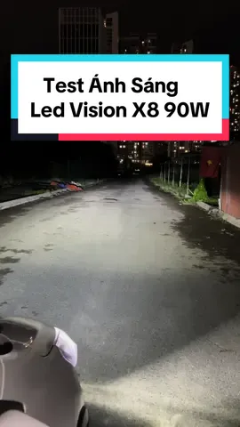 Test Ánh Sáng Thực Tế Led Vision X8 90W . Vinfast fadil Lắp Led Vision X8 #led_vision_x8 