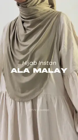 Tutorial hijab instan ala malay 🥰 #bergohijab #bergojersey #hijabbergo #bergononpet 