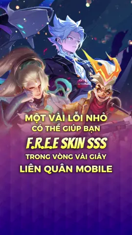 Hướng dẫn cách Free Skin Bậc SSS ở Liên Quân Mobile trong vài giây 🐧 #lienquan #LiênQuân #lienquanmobile #LiênQuânMobile #lienquantiktok #archangel2909 #GamingOnTikTok #LearnOnTikTok #WhatToPlay 