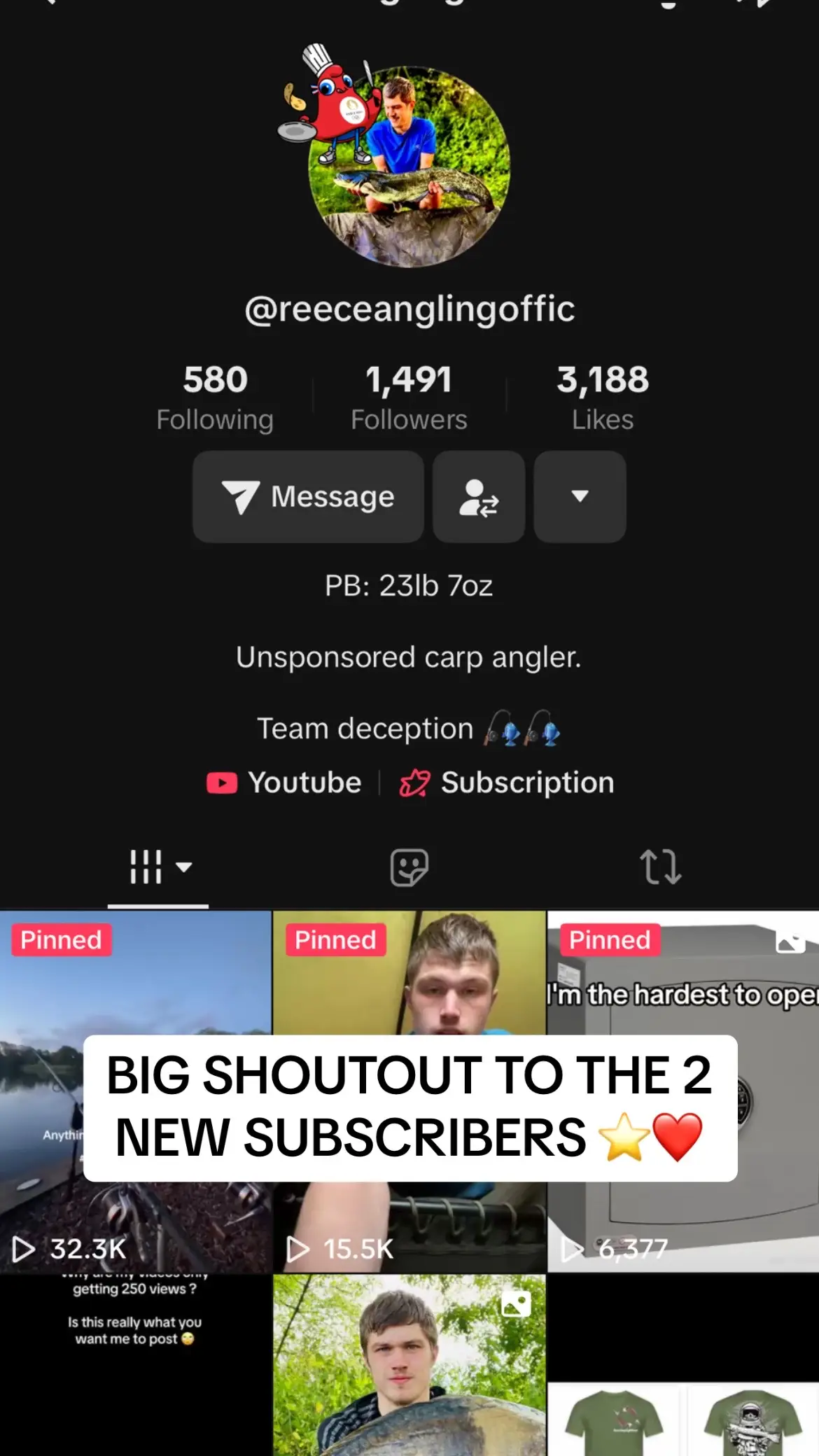 Go support the lads 🎣❤️ @ReeceAnglingOfficial @SatanicPikachu #fyp #foryou #foryoupage #fishing #fishinglife #fishtok #angler #carpfishing #nayzofishing #viral 