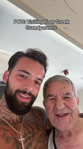 Visiting my Greek Grandparents after a Mykonos trip