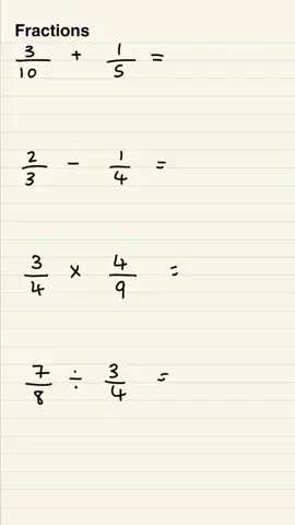 Fractions #maths #gcse #fractions #addingfractions #fraction #fractiontricks #gcsemaths #grade9 #fyp #foryoupage #foryou