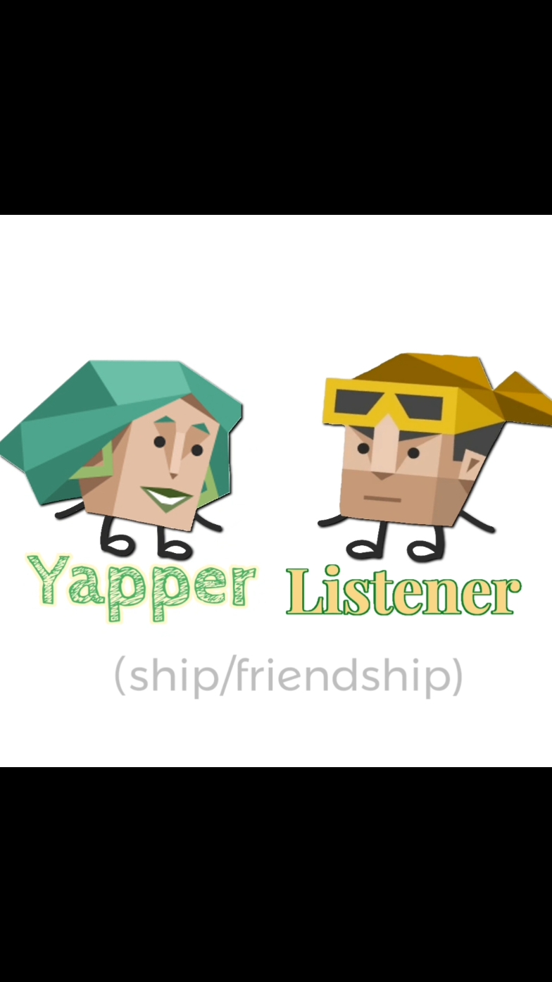 ［ enfp × istp ]  yapper × listener  #mbti #mbtifanart #16personalities #enfp #istp #mbti似顔絵 #foryou #fyp