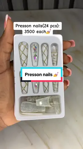 Presson long nails *Comes with its glue *Reusable *Easy to maintain *Very strong To shop: Send a DM on IG or  Send a message on WhatsApp  #timelessng #viral #smallbusinessowner #smallbusinessuyo #pressonnails#factorynails#factorynailsalon 