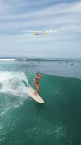 nothing compares to a perfect left in the tropics 🌞🌊🌸🩵🌼 . #surfing #surf #surftok #surfer #surftrip #surflife #surflifestyle #longboard #lonagboarding #oceanlover #ocean #oceanlife #oceanlifestyle #traveling #travellife #travel #tropical #tropics #dronevideo #drone #dronephotography #waves #warmwater #morningroutine 