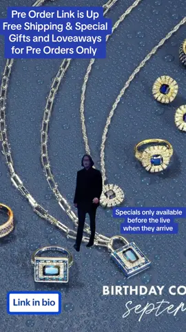 September Birthday collection from the BP Suprise Jewelry Reveal pre orders available. Order yours today and receive free shipping (no code needed) and a special gift pack. You'll also earn three times the entries into the Mystery Hostess party, and entry into a special love away for pre orders only. Grab yours today!!!