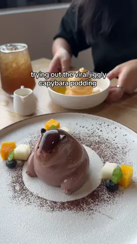 finally got to try the viral jiggly pudding 🥰 we had way too much fun playing with our food 🫢  #klfoodie #cafehuntingmalaysia #cafehopping #cafehunting #cafehopkl #cafehoppingmalaysia #dessertshop #klfood #foodiekl #viralfood #fypシ゚viral 