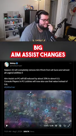 Apex Legends finally addresses aim assist on PC #gaming 