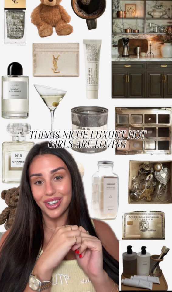 Things niche luxury hot girls are loving is back 🍸✨🍦🎀 #nicheluxury #luxuryfavorites #nichetok #thingsifindchic #chicthings #nicheluxuryhotgirl #style #fallstyle 