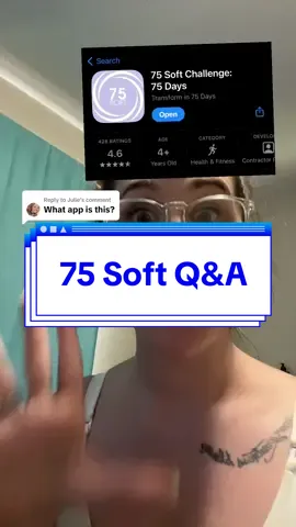 Replying to @Julie #greenscreensticker this is the app i use and i peraonally LOVE IT!! 🥰 #75soft #75softchallenge #75mom #healthyhabits 