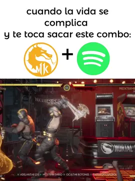 cómo me anima jugar #mortalkombat11 con música,te alegra la vida #mortalkombat11 #game #foryou #spotify #mortalkombat 